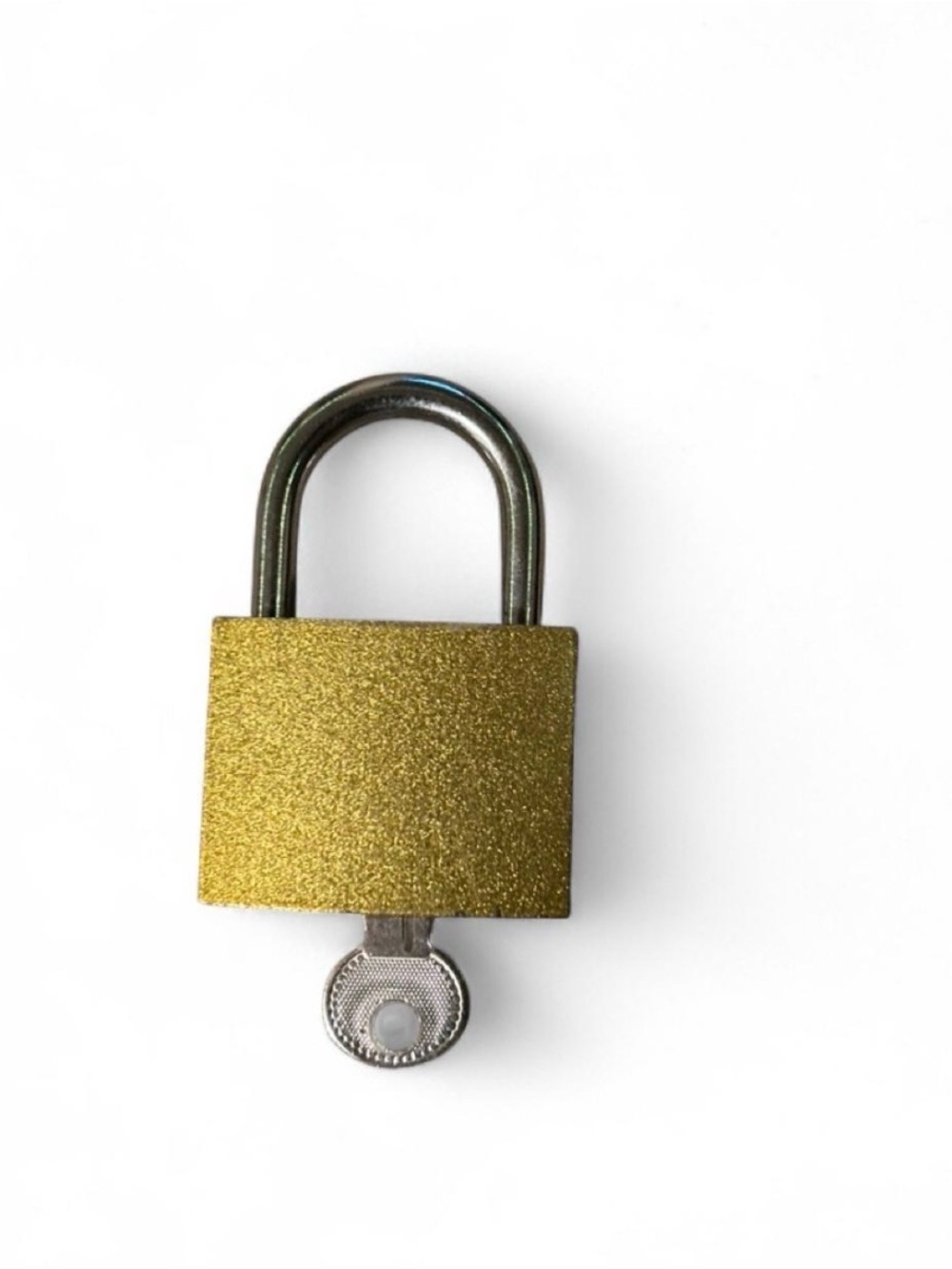 Padlocks 2 inches 1 key Gold